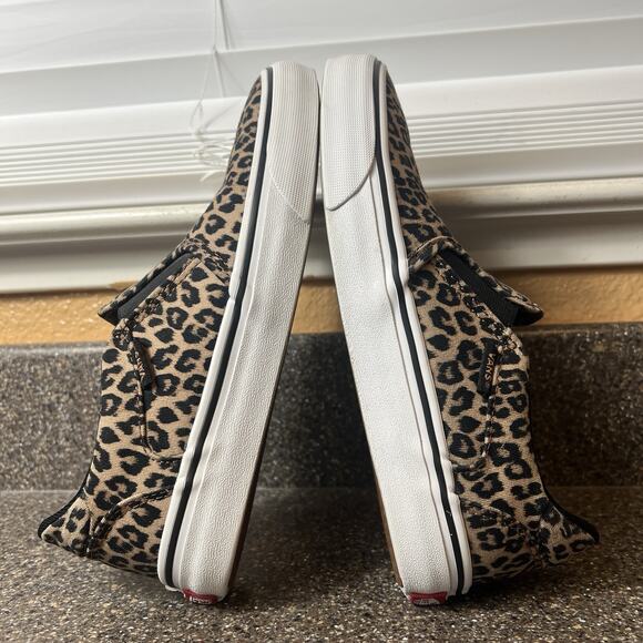 Vans Deluxe Comfort Classic Slip On Skater Shoes Cheetah Print Women's 8 Sneaker - Picture 5 of 11